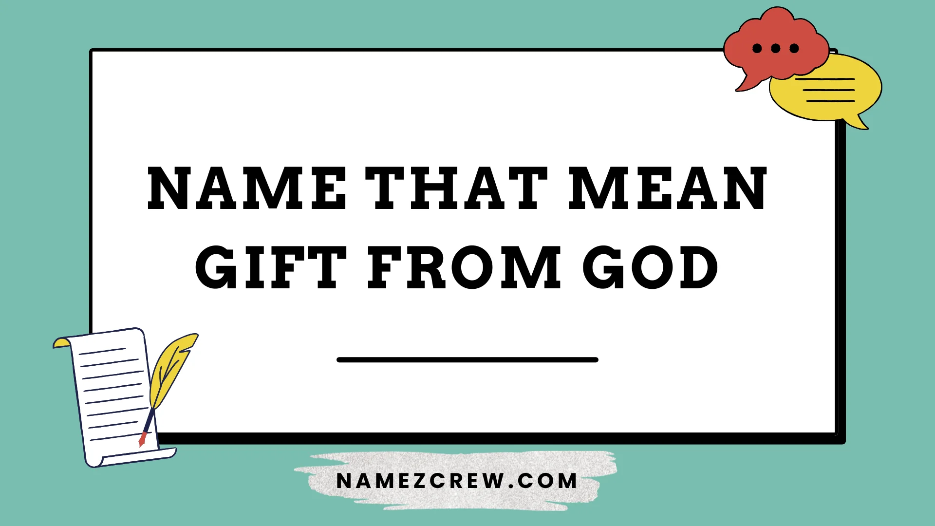 name that mean gift from god