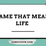 name that mean life