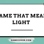 name that mean light