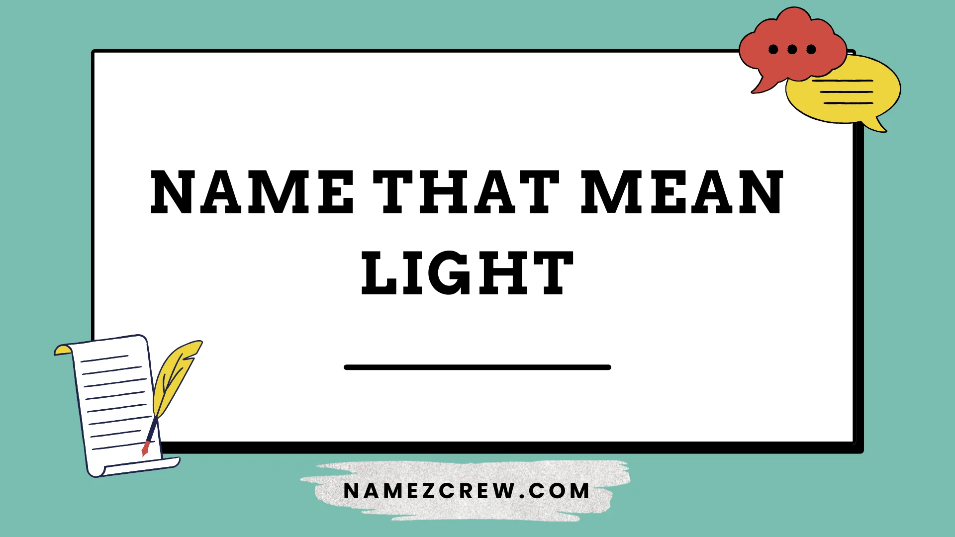 name that mean light