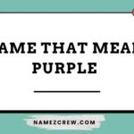 name that mean purple