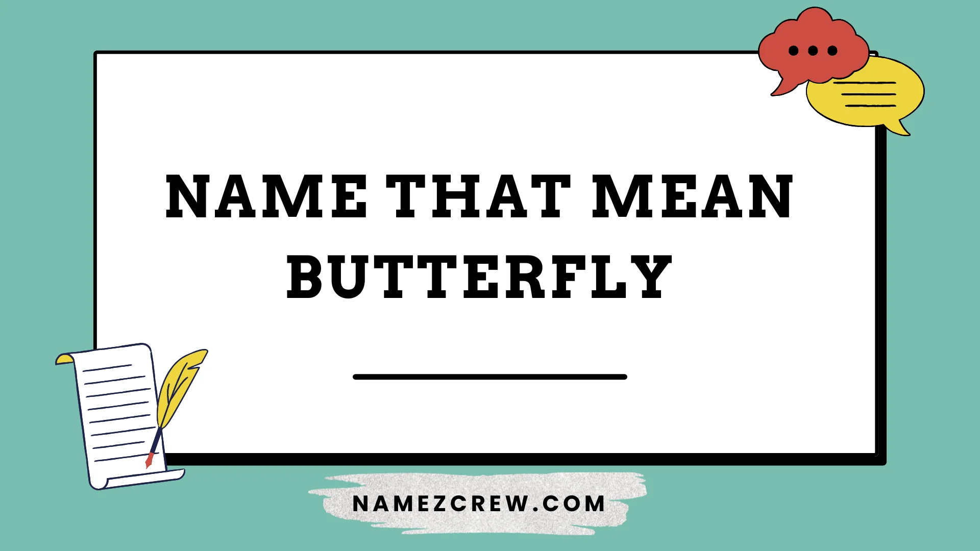 name that mean butterfly