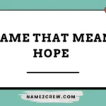 name that mean hope