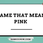 name that mean pink