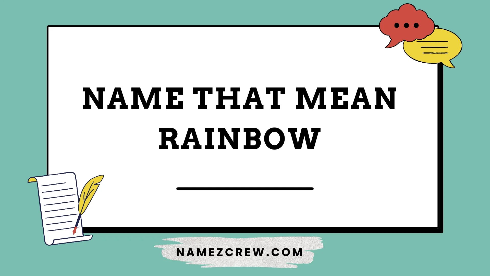 name that mean rainbow