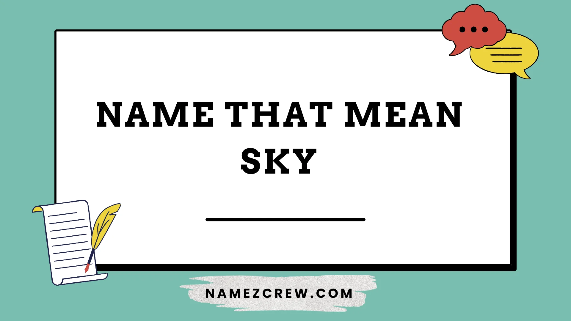 name that mean sky