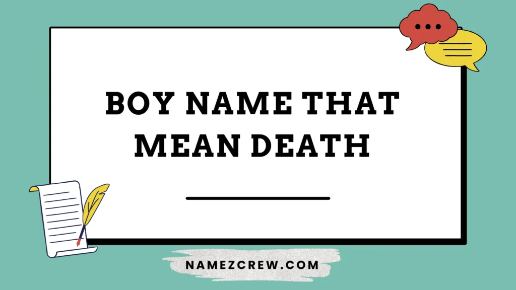boy name that mean death