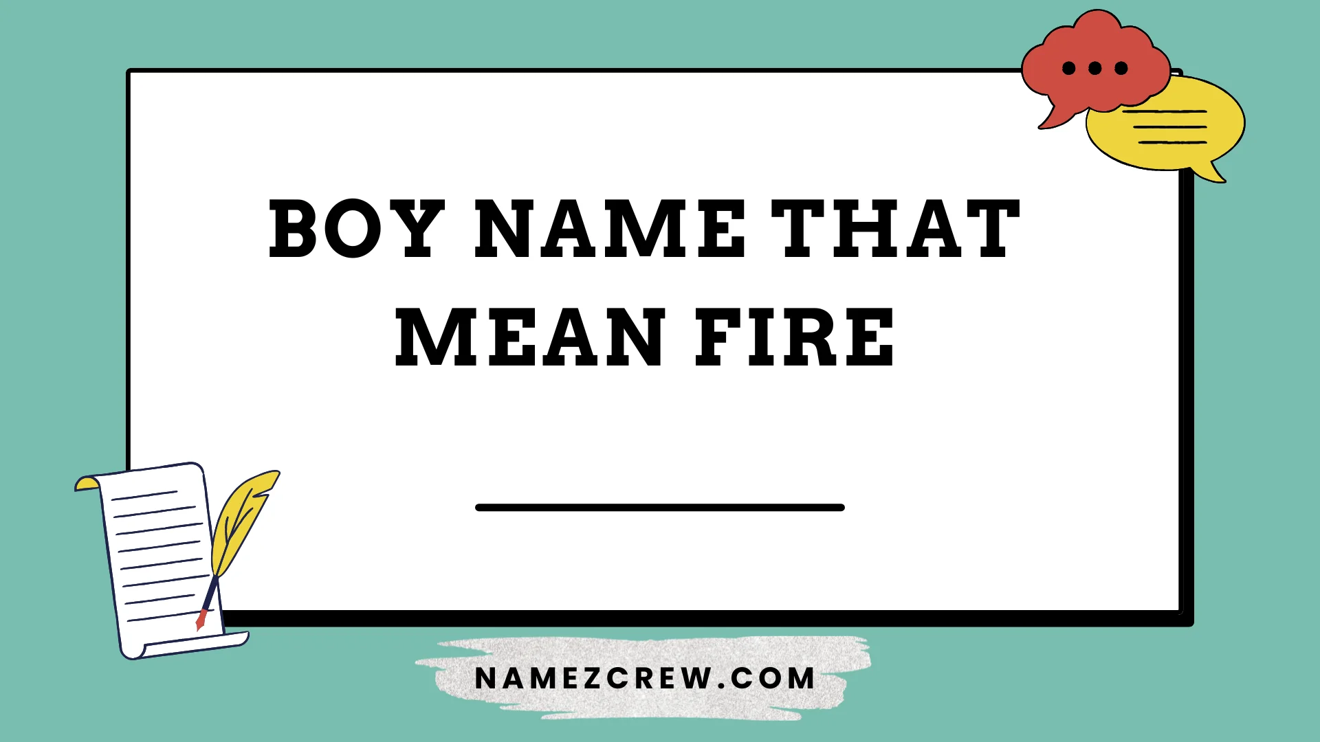 boy name that mean fire