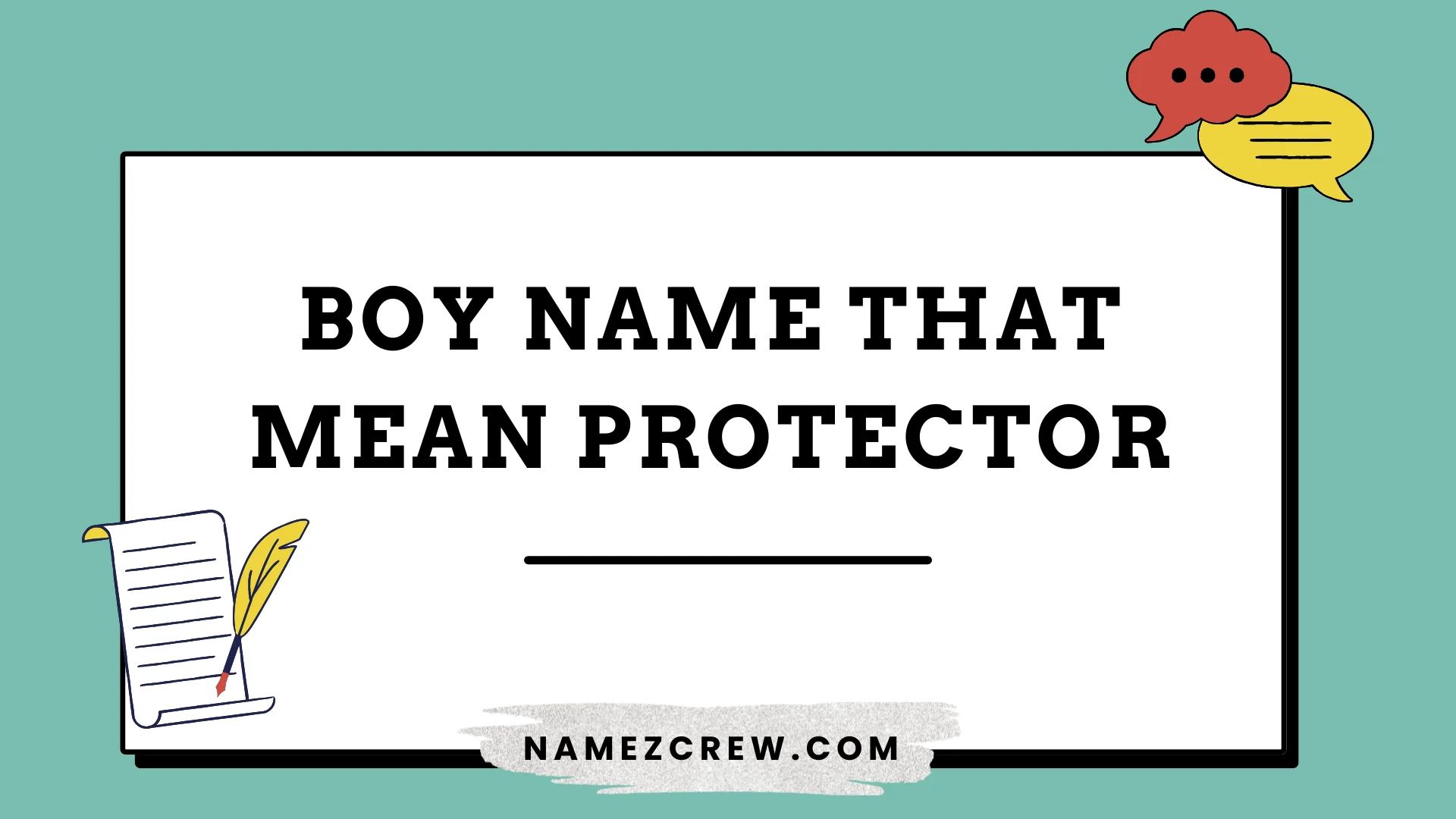 boy name that mean protector
