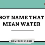 boy name that mean water
