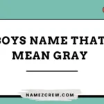 boys name that mean gray