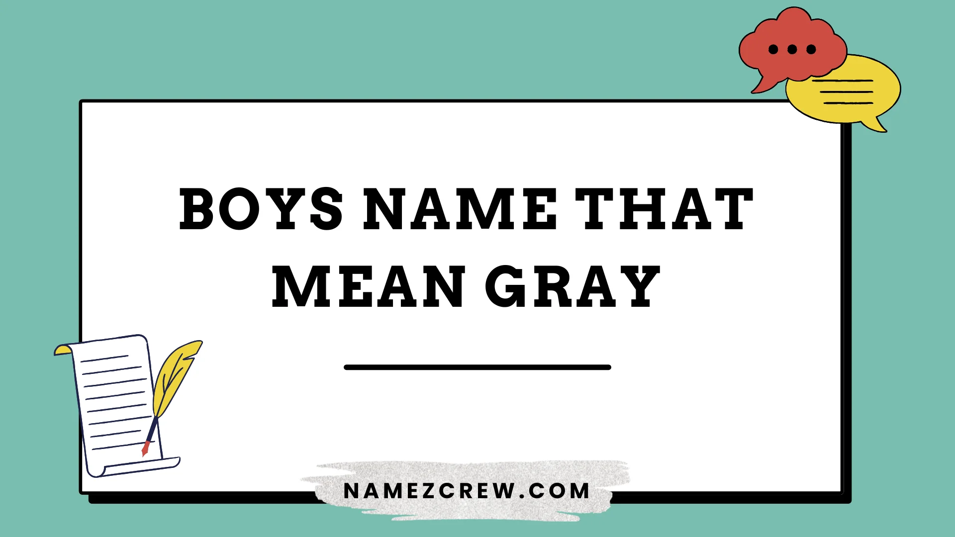 boys name that mean gray