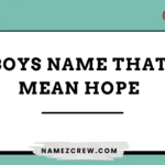 boys name that mean hope