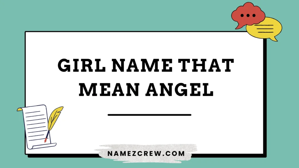 girl name that mean angel