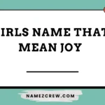 girls name that mean joy