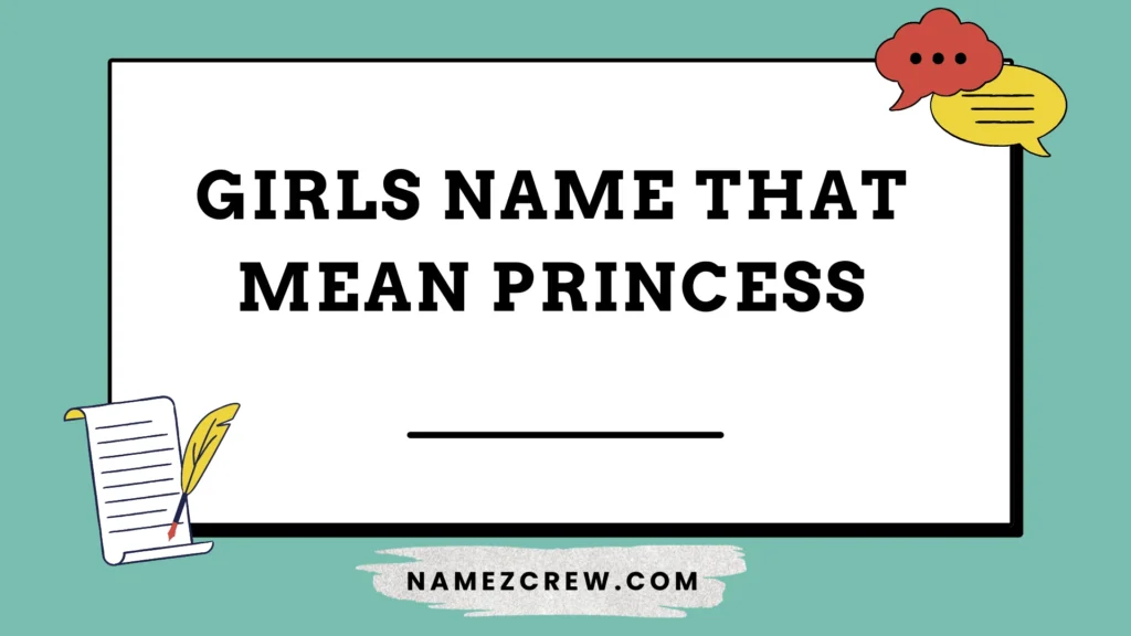 girls name that mean princess