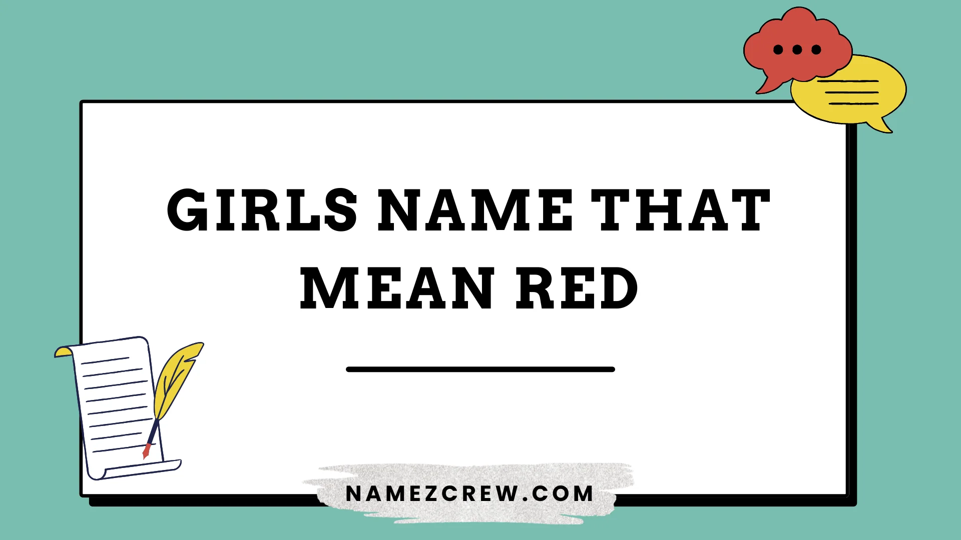 girls name that mean red