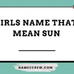 girls name that mean sun