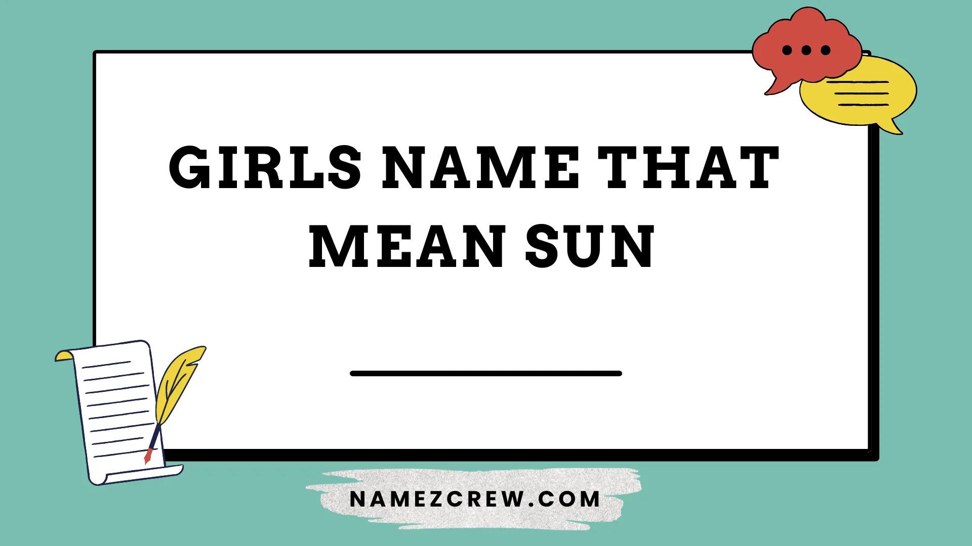 girls name that mean sun