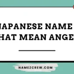 japanese name that mean angel