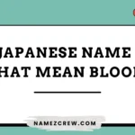 japanese name that mean blood