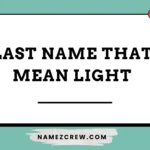 last name that mean light