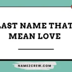 last name that mean love