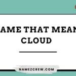 name that mean cloud