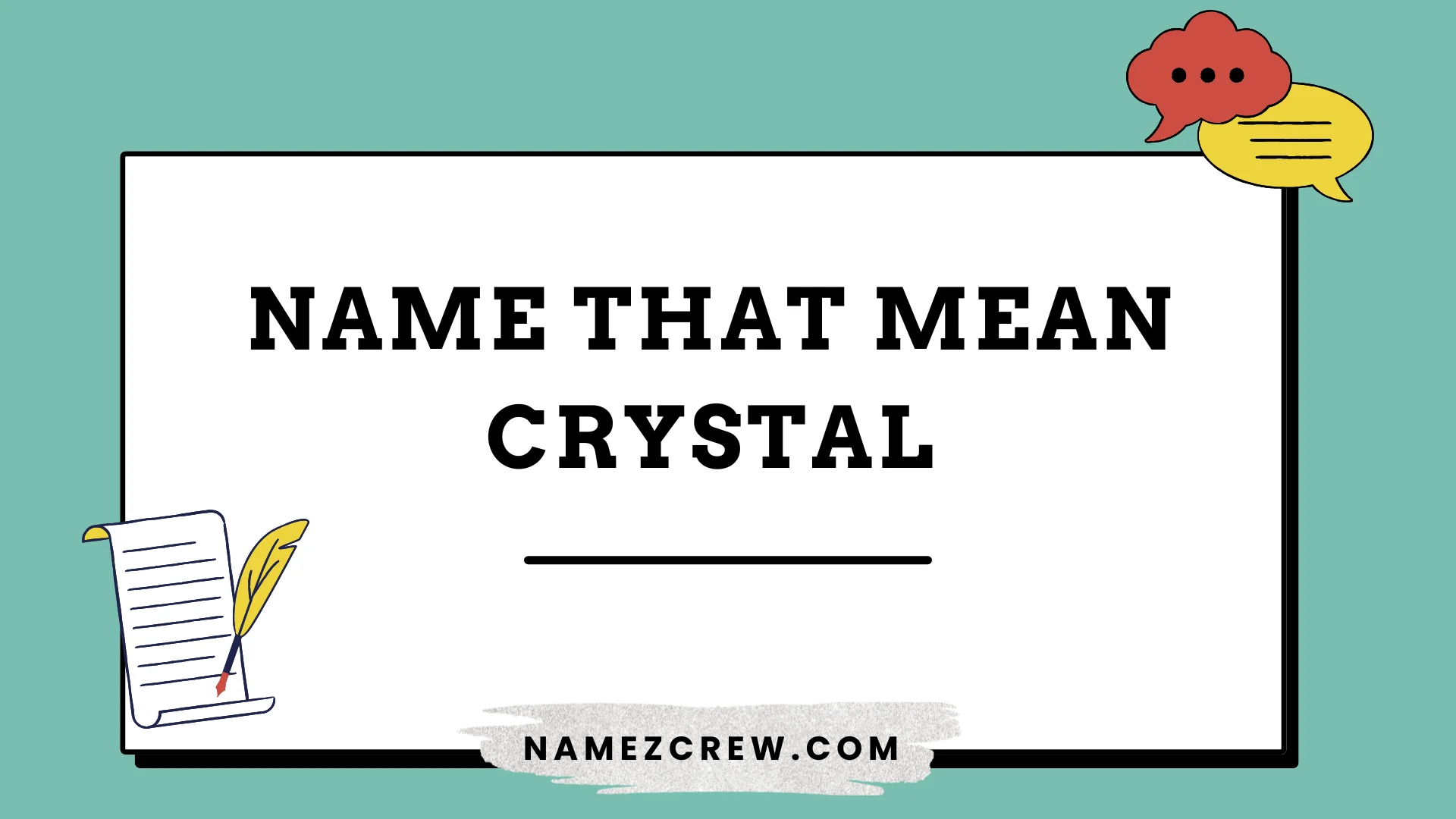 name that mean crystal