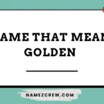 name that mean golden