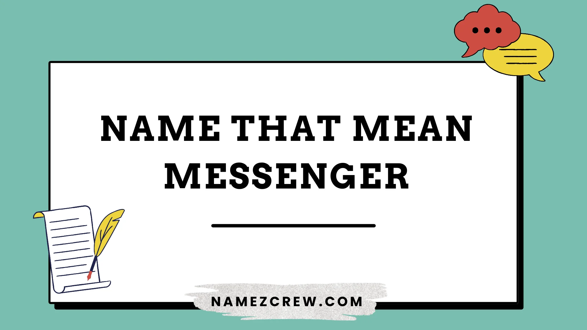 name that mean messenger