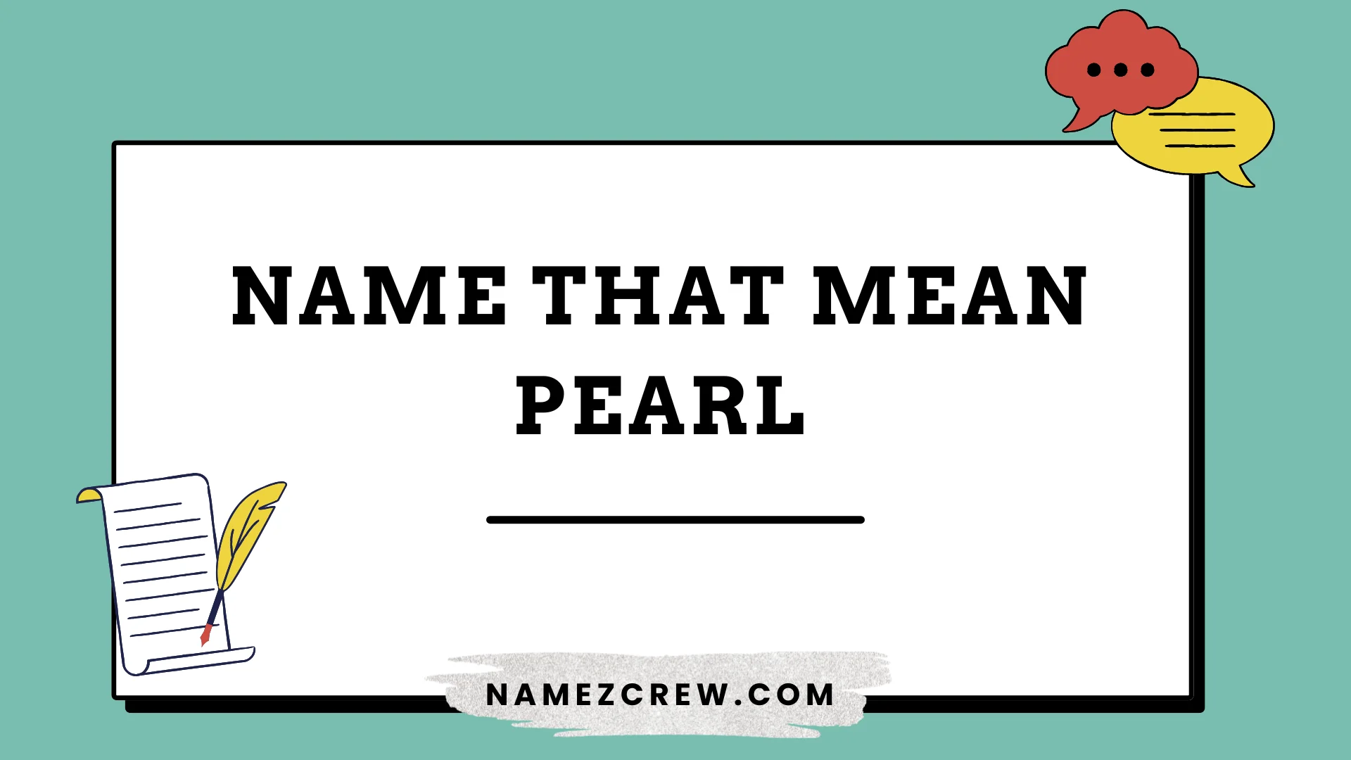 name that mean pearl