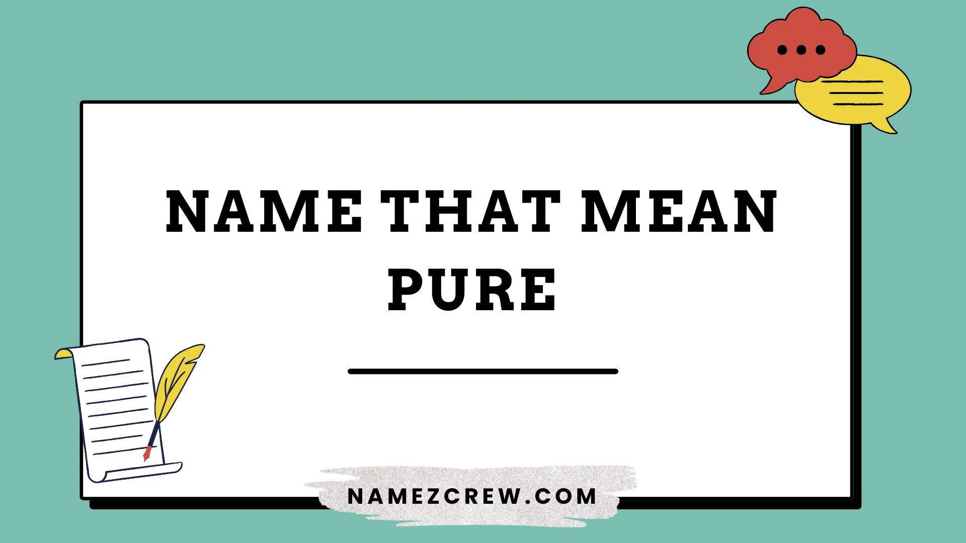 name that mean pure