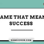 name that mean success
