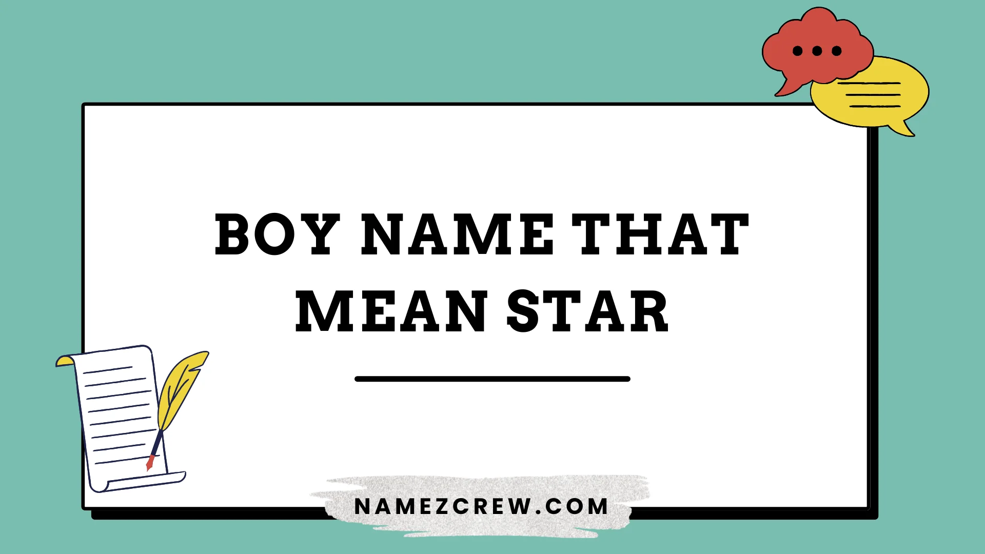 boy names that mean star