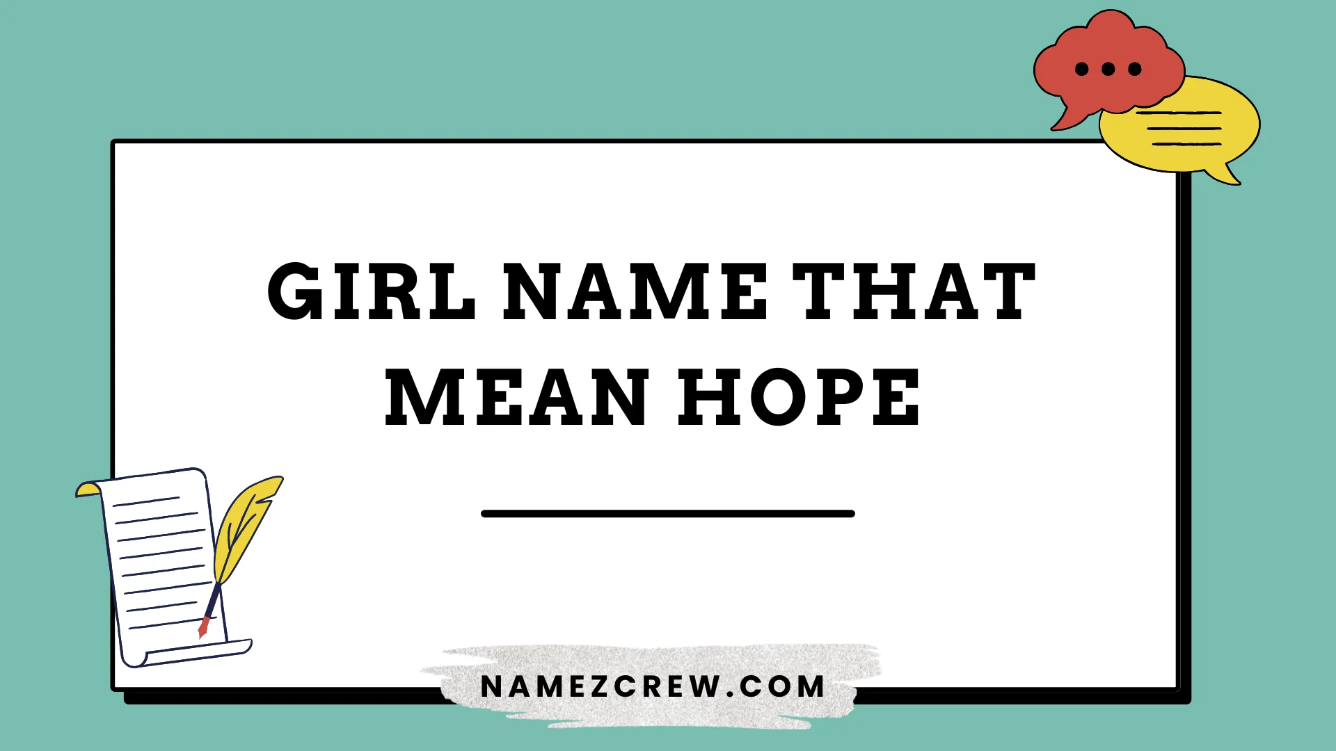 girl names that mean hope