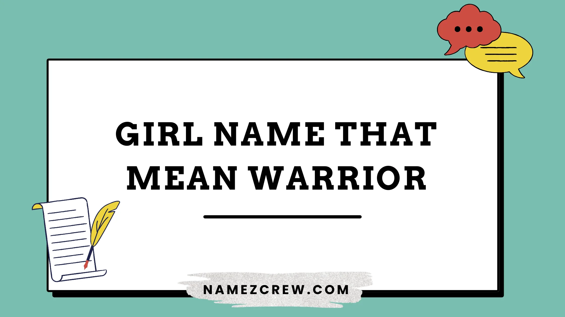 girl names that mean warrior