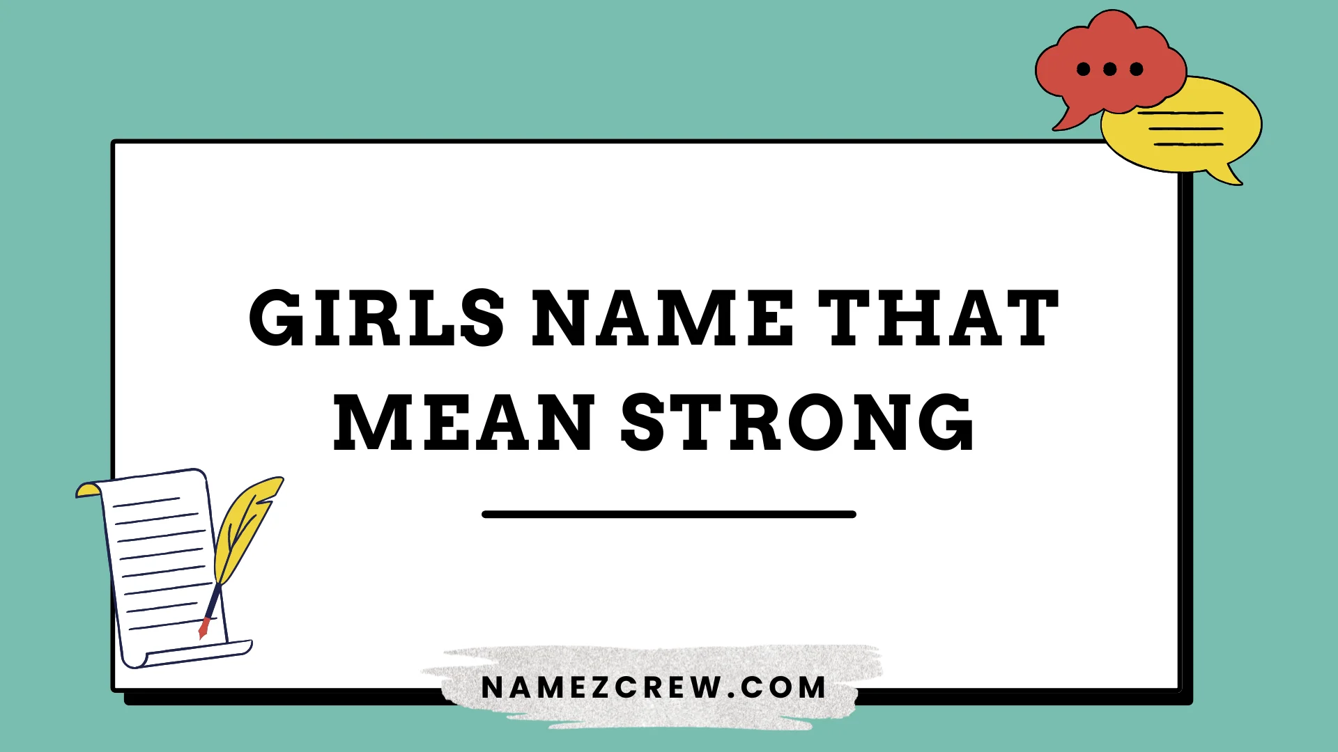 girl names that mean strong