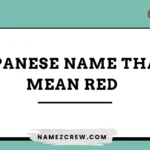 japanese names that mean red