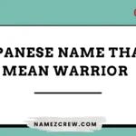 japanese name that mean warrior