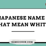 japanese name that mean white