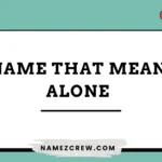names that mean alone