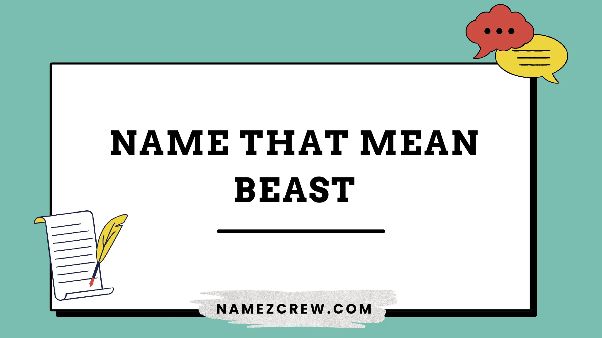names that mean beast