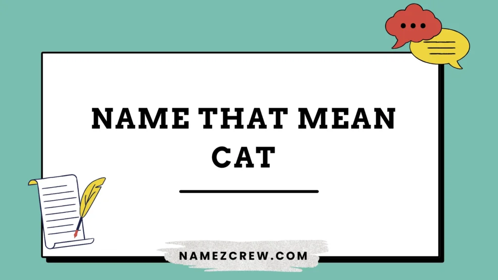 names that mean cat