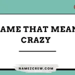 name that mean crazy
