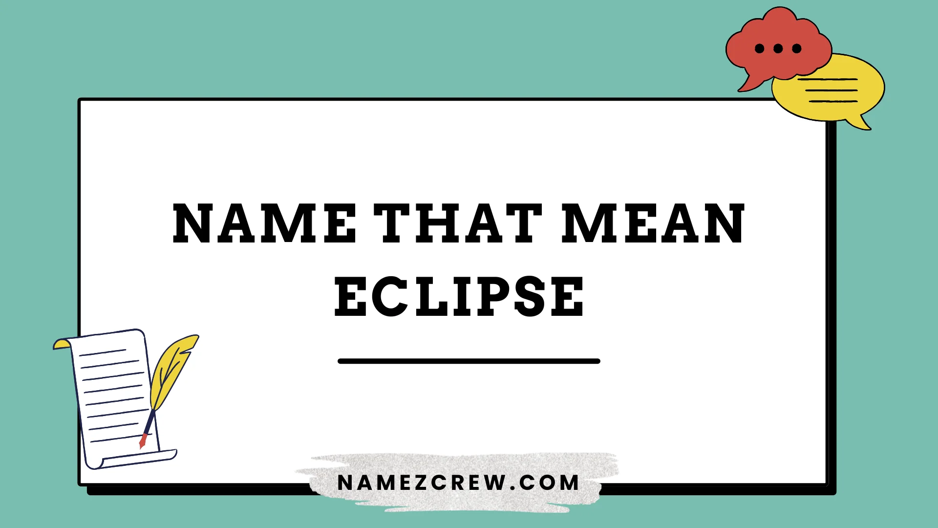 names that mean eclipse