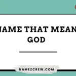 names that mean god