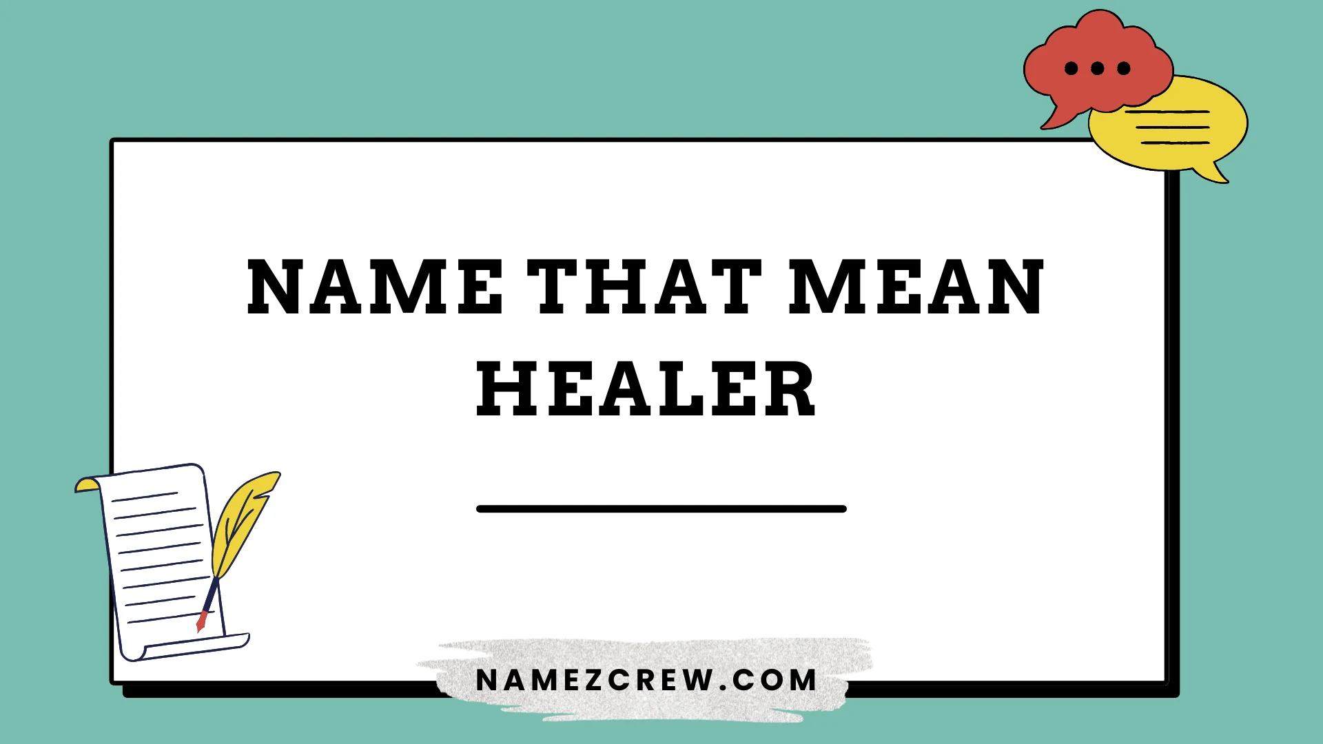 names that mean healer