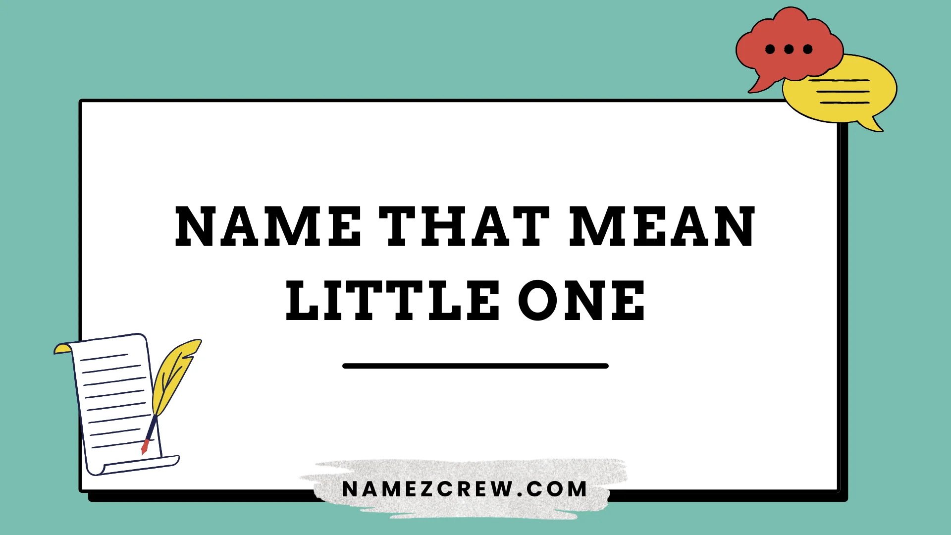 names that mean little one