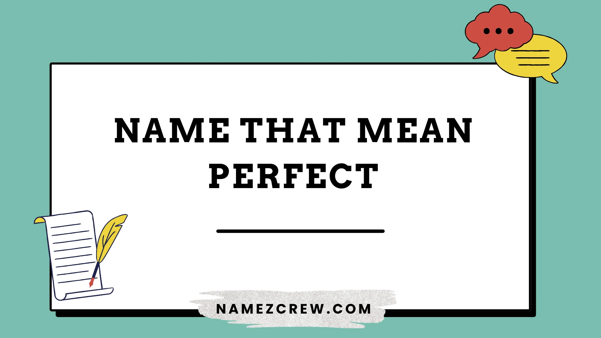 name that mean perfect